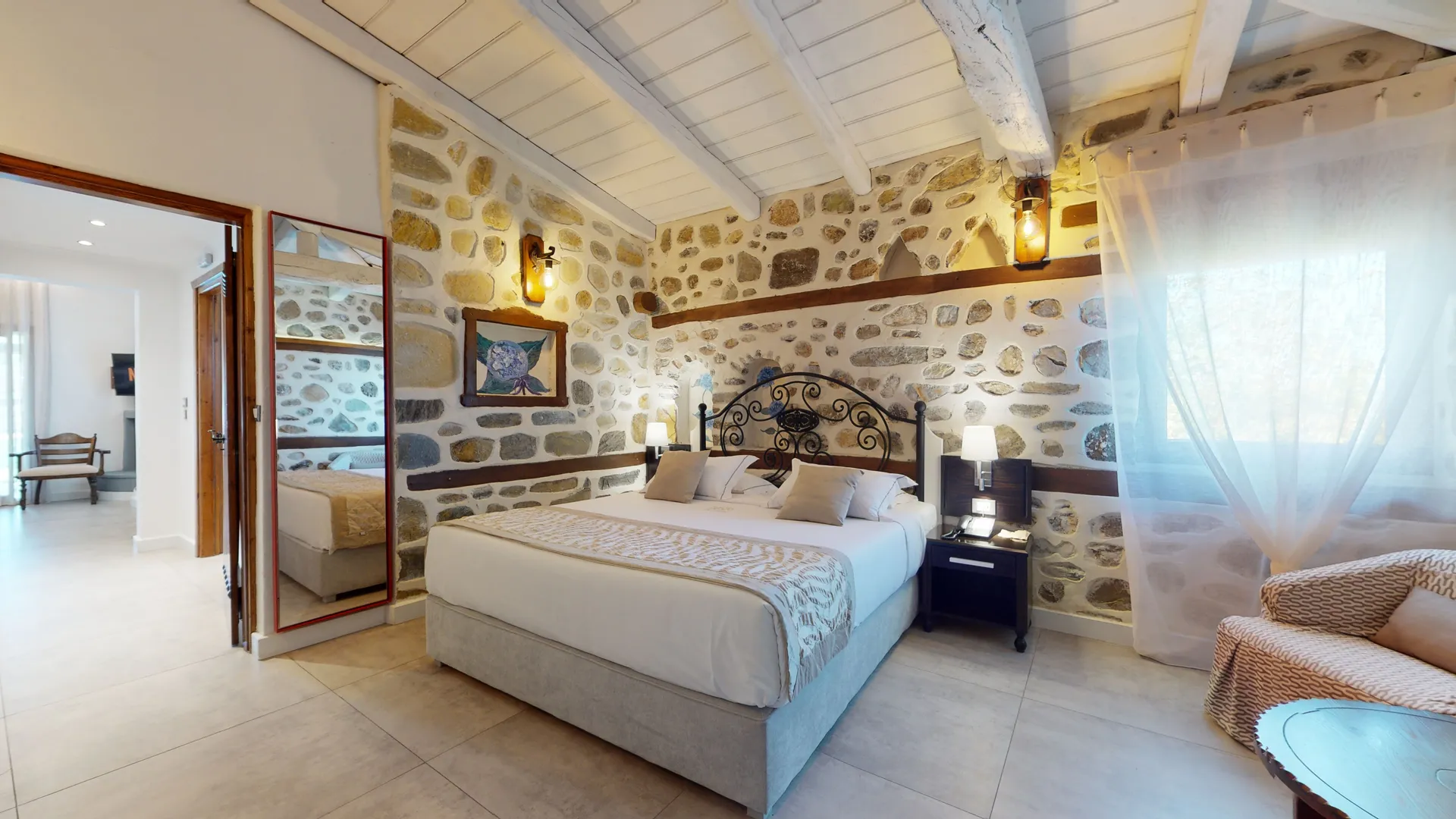 acrotel athena pallas - maisonette private pool spavaća soba